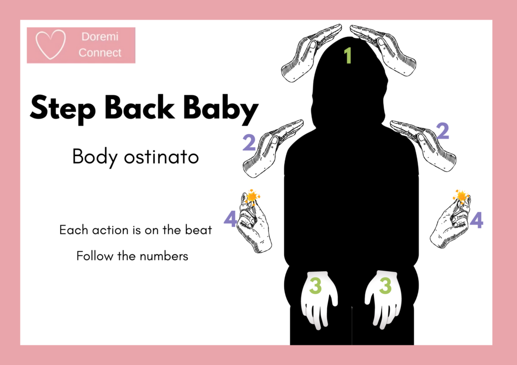 Step Back Baby body ostinato