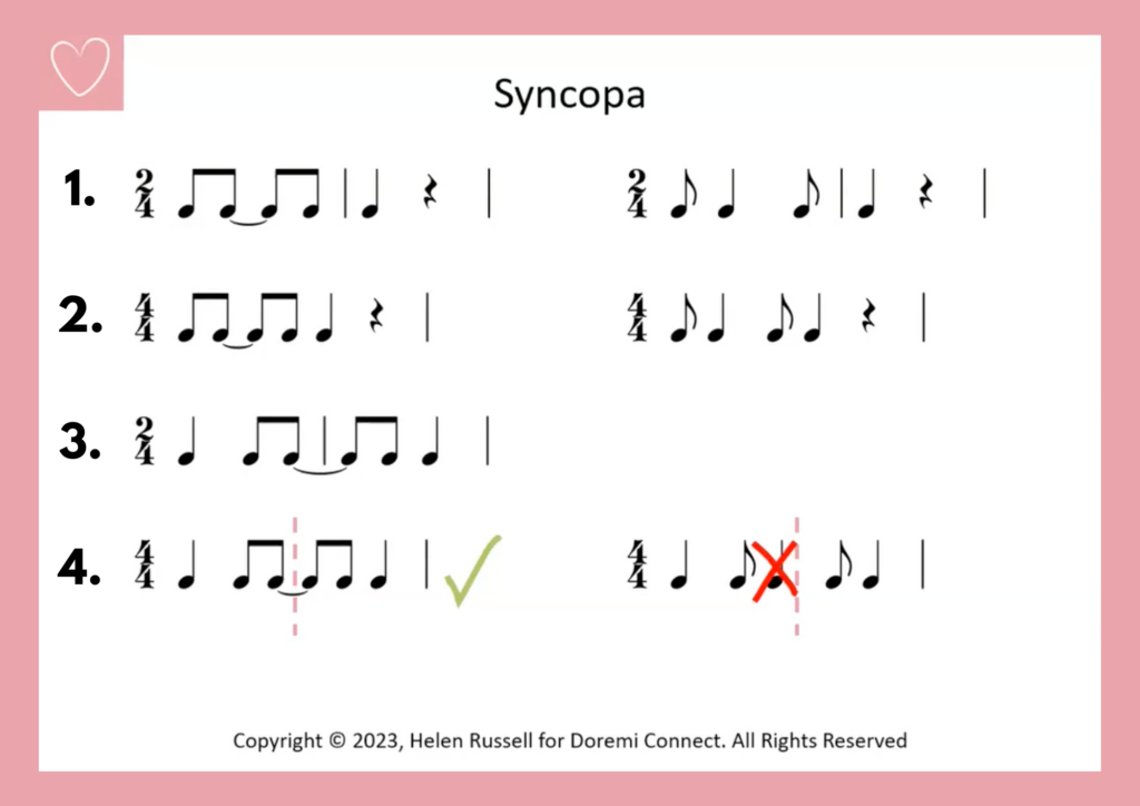 Syncopa rhythms